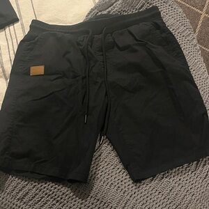 Men's Black Casual Shorts (32)
